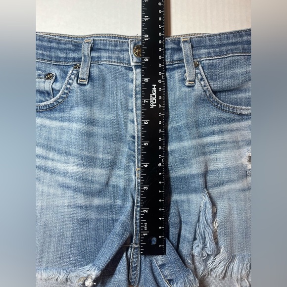 Adriano Goldschmied Jean Shorts Womens 27R The Hailey Cutoff Light Wash - Picture 10 of 13